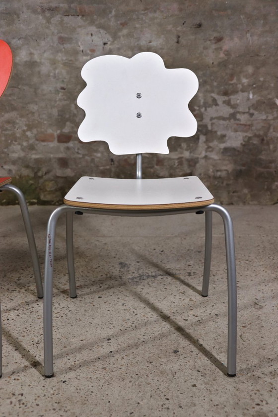 Image 1 of Agatha Ruiz de la Prada – “Agatha Infantil” Children’s Table and Chairs – Set of 4 – Amat-3 – Spain – 1990s