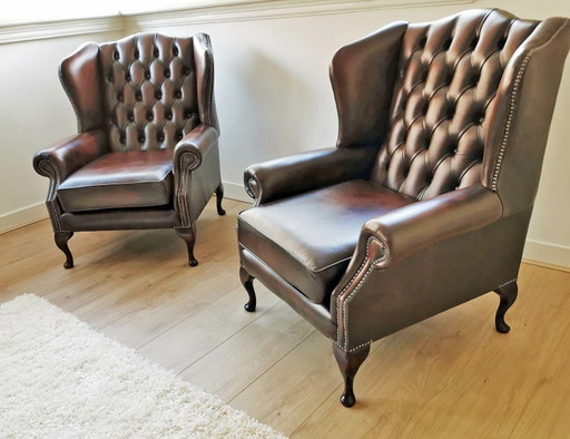 2x Sillón Chesterfield