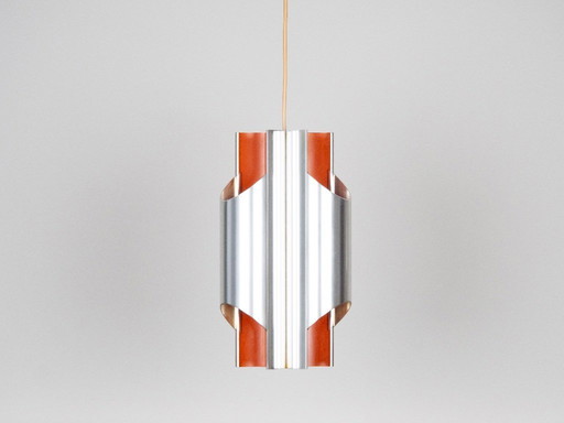 Lampada a sospensione vintage danese Pantre di Bent Karlby, Lyfa, anni '70