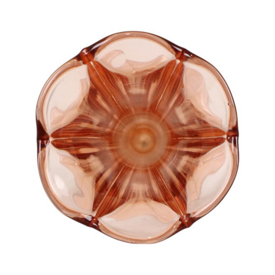 Pink Rosaline Art Deco Vase VSL Luxval Americain 23cm – Glass (photo 8 of 13)