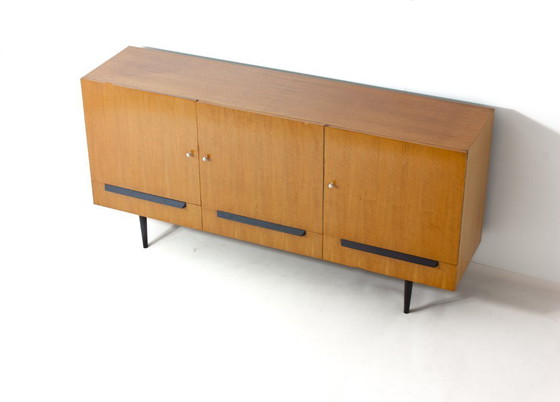 Image 1 of Credenza modernista belga in acero