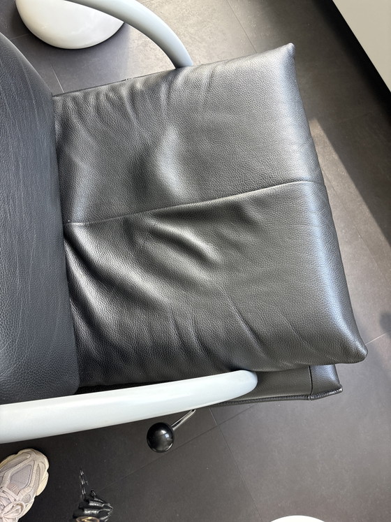 Rolf Benz Fauteuil – Leather, Metal (photo 5 of 12)