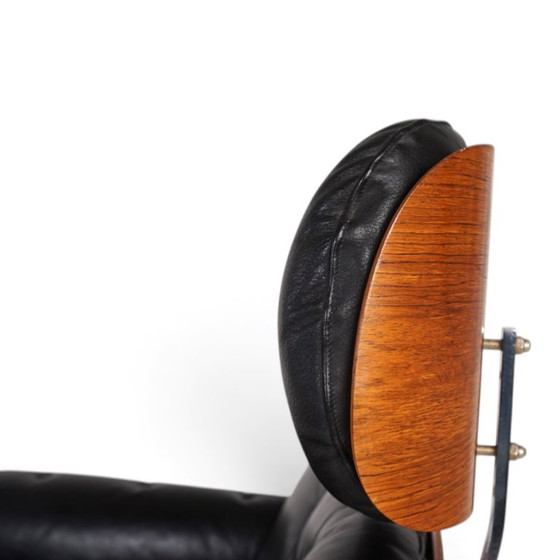 Martin Stoll Leather Lounge Chair For Stoll Giroflex, 1960 – Armchairs, Wood, Vintage (photo 14 of 19)