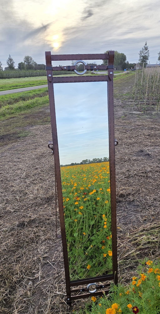 Unique Freestanding Full-Length Mirror – Industrial & Equestrian Style 175cm