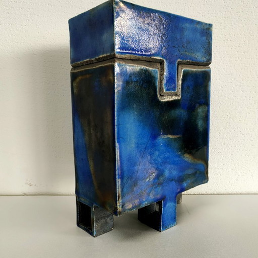 Escultura de objeto artístico (estilo-atmósfera Bitossi/japonés/B. Valien/Schäffenacker)