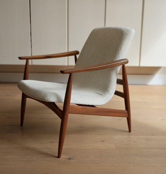 Louis van Teeffelen pour la chaise longue WéBé | années 1960 – Fauteuils, Textile, Wood (photo 11 of 14)