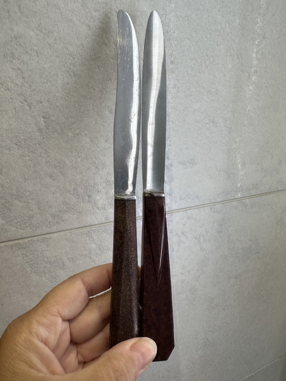 Vintage Messen Set In Originele Doos – Besteksets, polished steel, Iron (photo 5 of 5)