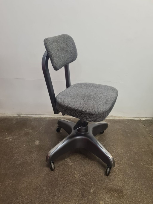 Chaise de bureau en acier Cole Mid Century, États-Unis, années 1950