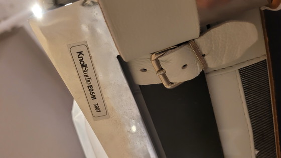 Image 1 of Knoll Barcelona Chair soft gray