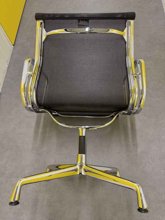 Image 1 of Vitra Eames EA108 Swivel Chrome Netweave