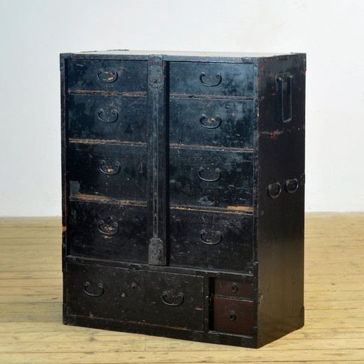 Japanse Tansu ladekast, circa 1890