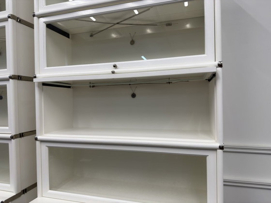Libreria Originale Inglese Globe Wernicke Bianca – Librerie, Glass, Metal (photo 15 of 20)