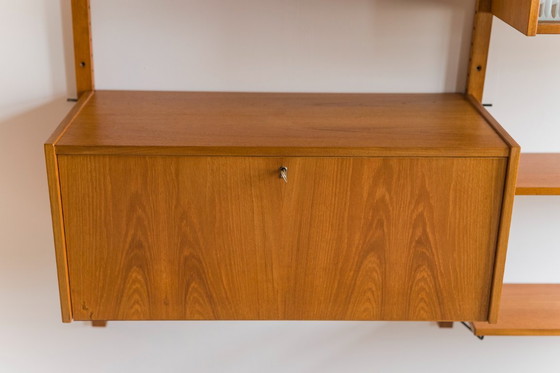 Image 1 of Mid Century Modernes Wandmöbel aus Teakholz, Kurt Østervig zugeschrieben, 1960