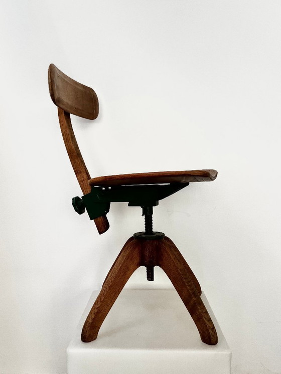 Image 1 of Wooden office chair 1930s, Atvidaberg Sweden