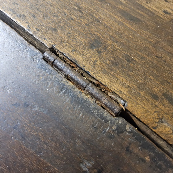 Image 1 of Atril / escritorio antiguo de madera de roble (siglo XIX) / escritorio de oficinista