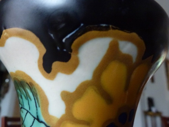 Image 1 of Plateelbakkerij Regina - Avisa - Jan Signer - Vaas Gouda.