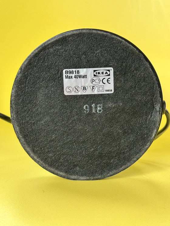 Image 1 of Vintage IKEA Blinda tafellamp glazen ‘bulb’ designlamp 2000s