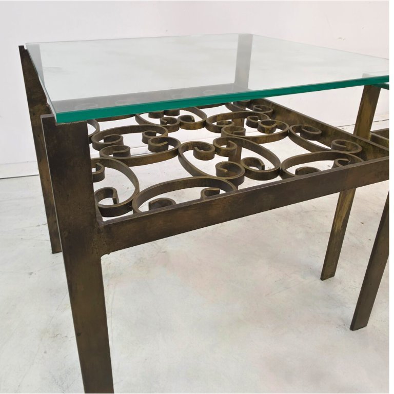 Pierre Vandel (Paris) coffee table + side table | Whoppah