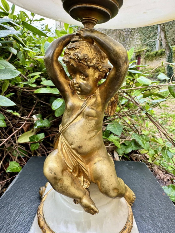 Grande svuotatasche in bronzo e onice dall'Algeria francese, fine XIX secolo. – Ciotole, Bronze (photo 4 of 13)