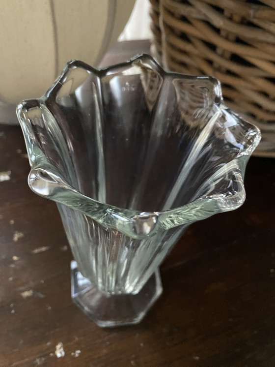 Image 1 of Art Deco glass vase circa 1930