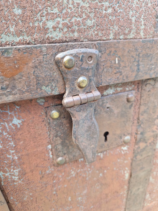 Caja de cabina antigua Ataúd de barco
