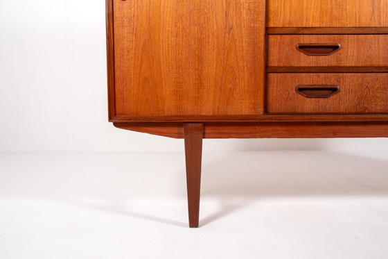 Image 1 of Credenza danese in teak e palissandro di metà secolo di P. Westergaard Møbelfabrik, anni '60