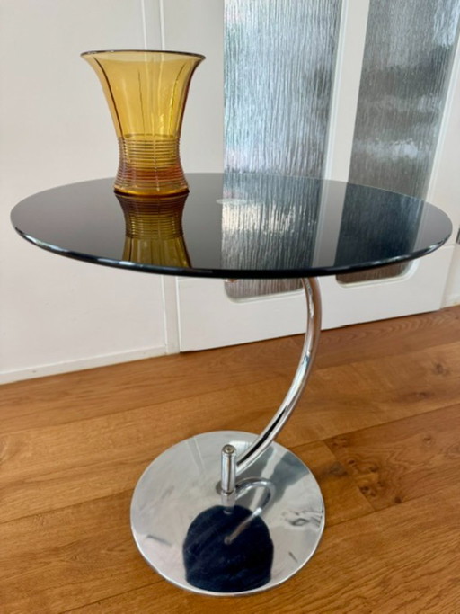Mesa auxiliar, Cristal/Cromo