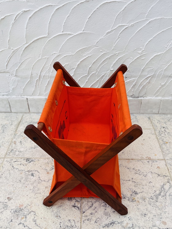 Image 1 of Porte-revue en tissus vintage 