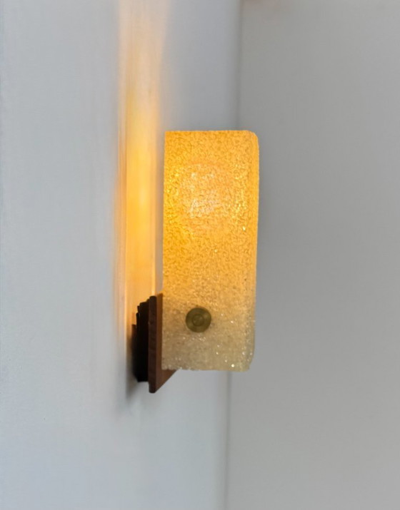 Image 1 of Applique Vintage, Perspex et Bois, France, 1960