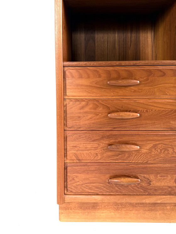 Image 1 of Bibliothèque vintage en teck, Dyrlund '70