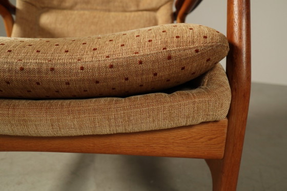 Arnold Madsen & Henry Schubell three-piece lounge set for Bovenkamp, 1960s – Seating area, Textile, Vintage (photo 15 of 16)