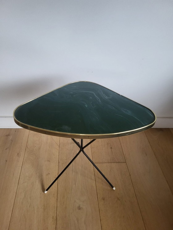 Image 1 of Tavolino laterale vintage a treppiede, anni '50