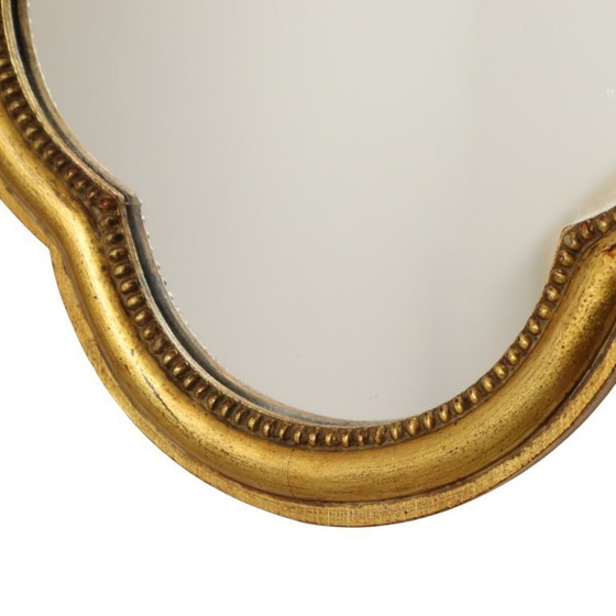 Image 1 of Espejo francés estilo barroco dorado de 54 cm