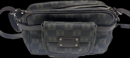 Loewe Borsa a spalla – schoudertassen, Leather, Canvas