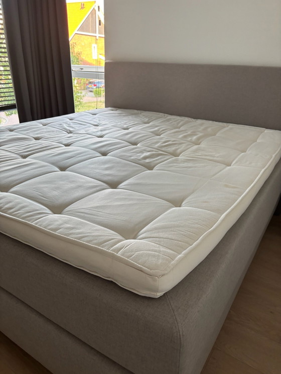 Swiss Sense Boxspringbett – Doppelbetten, Stoff, Holz (photo 12 of 15)