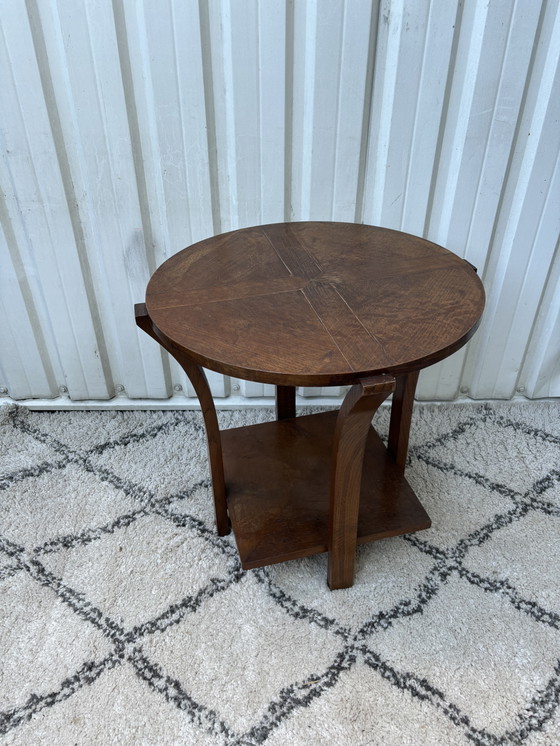 Image 1 of Vintage art deco bijzettafel 