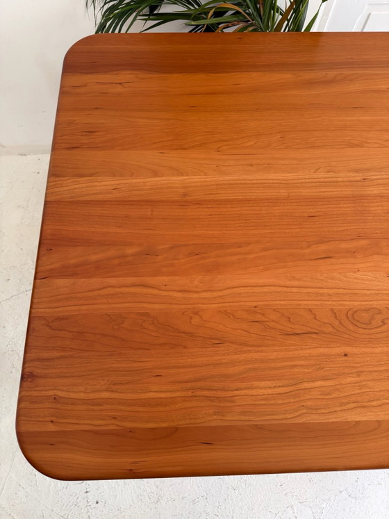 Extendable solid teak dining table, Wood, Brown (photo 8 of 14)