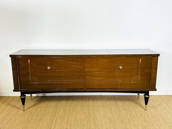 Image 1 of Art Deco dressoir van mahoniehout, Frankrijk, jaren 1940