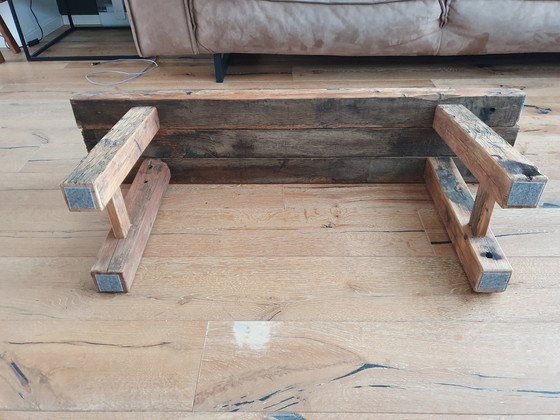Image 1 of Oak bench lxwxh 143x26x50cm