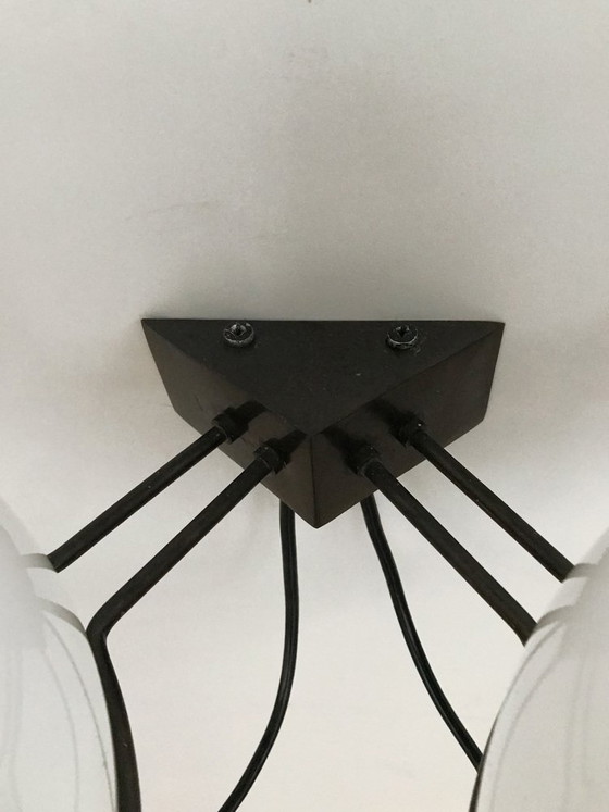 Wall light in metal and glass by Candle, Italy, 1960s, White (photo 13 of 15)