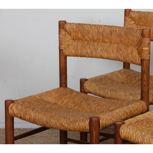 Satz von 4 Stühlen des Modells Dordogne, Sentou-Edition, 1950 – eetkamerstoelen, Wood (photo 2 of 9)