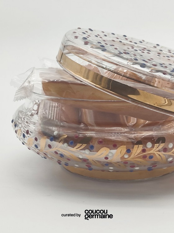 Image 1 of Glass madeleine tin, France (1960s-1970s)