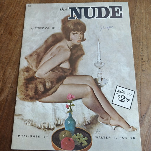 Livret d'instructions artistiques vintage « Le Modèle » – Fritz Willis n° 117, Walter T. Foster (États-Unis, années – cadeaus