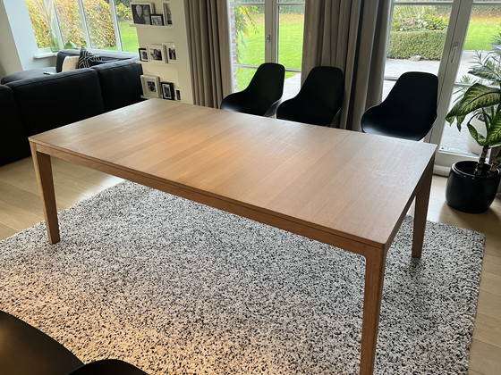 Image 1 of Team7 - Verlengbare Eikenhouten eettafel
