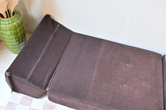 Image 1 of Vintage Rib Armchair - Folding Out To Sleep Armchair