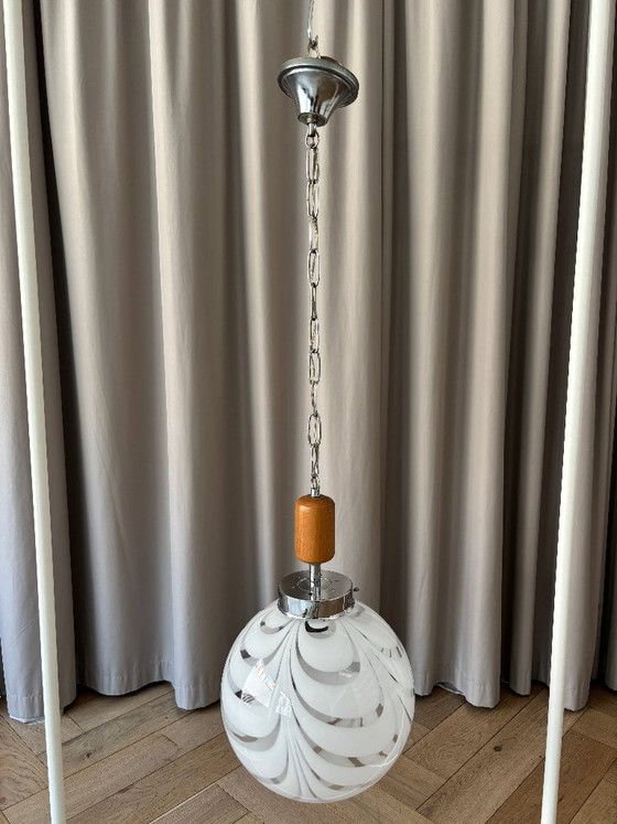 Vintage Murano Glass Pendant Lamp – 1970s (photo 3 of 18)