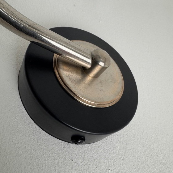 Antieke vintage glazen wandlamp met een "diamantvormig" ontwerp. – Wandlampen, Metal (photo 2 of 8)