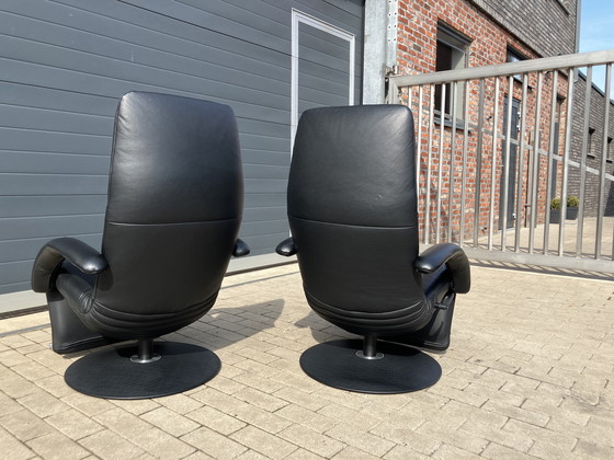 Image 1 of 1x Jori Yoga reclinabile Medi Mono-move in pelle nera Celia Black