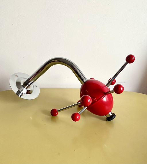 Red Sputnik Coat Rack