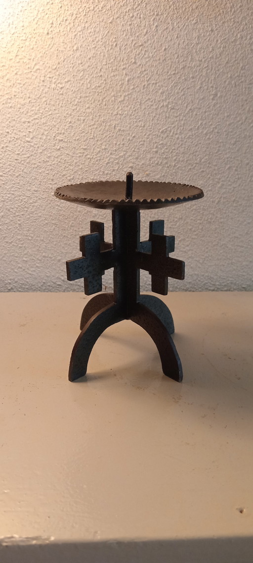 Brutalist Candlestick